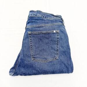 Everlane The Original Cheeky Jean Zip Fly Denim Straight Leg Size 35 Crop